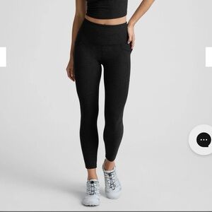 BNWT BEYOND YOGA SPACEDYE OUT OF POCKET LEGGINGS XS DARKEST NIGHT HIGH WAISTED